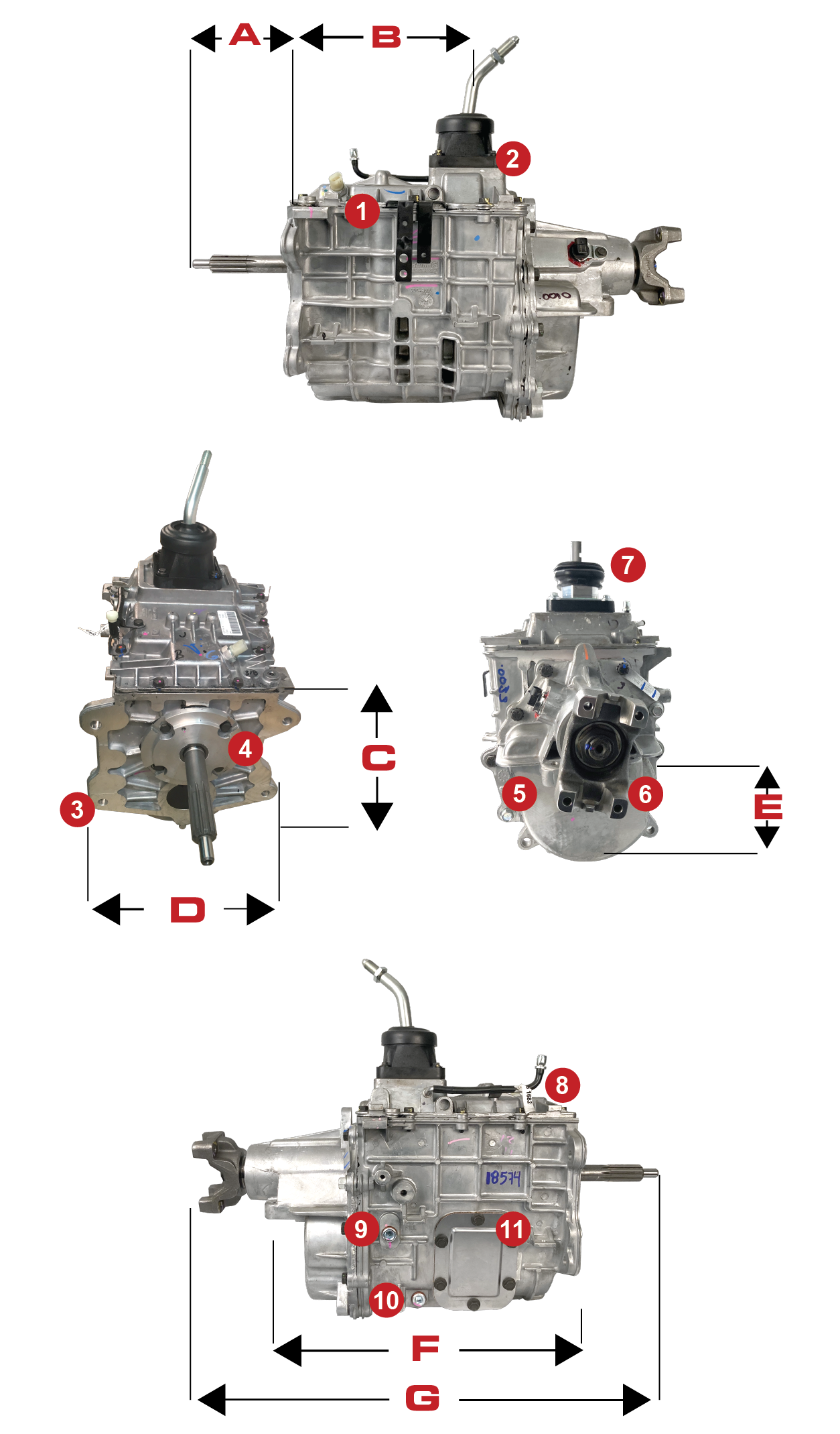 TREMEC TR-4050 Features and Dimensions
